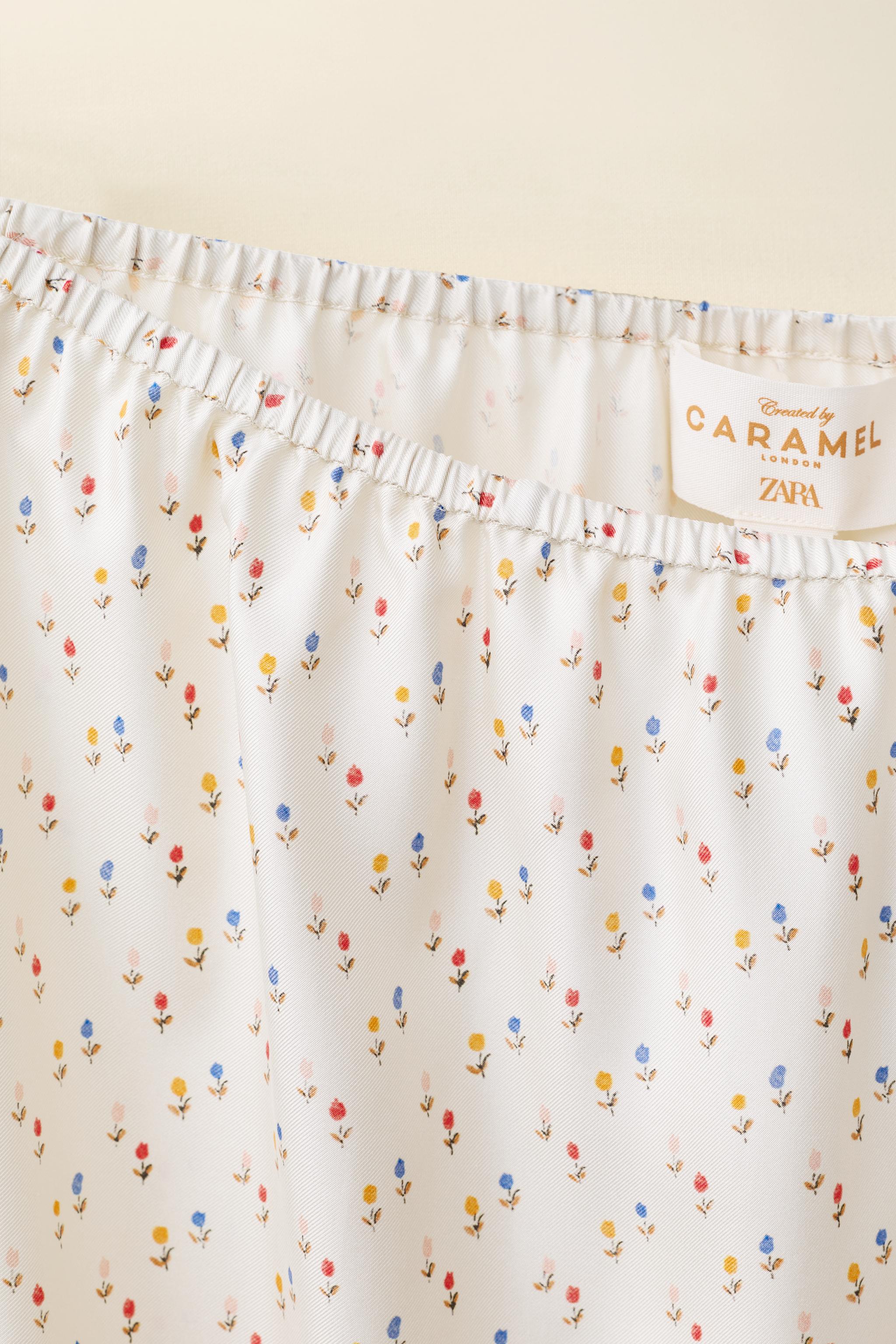 100% SILK SKIRT CREATED BY CARAMEL LONDON X ZARA